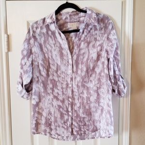 Michael Kors Button Up Top